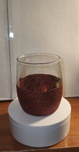 Cargar imagen en el visor de la galería, 6 oz. Glittered stemless wine glass
