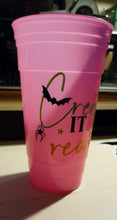 Cargar imagen en el visor de la galería, Halloween 36 oz. Color Changing Party Cup with decal
