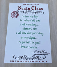 Lade das Bild in den Galerie-Viewer, Santa &amp; Elf Surveillance Cam W/Letter From Santa
